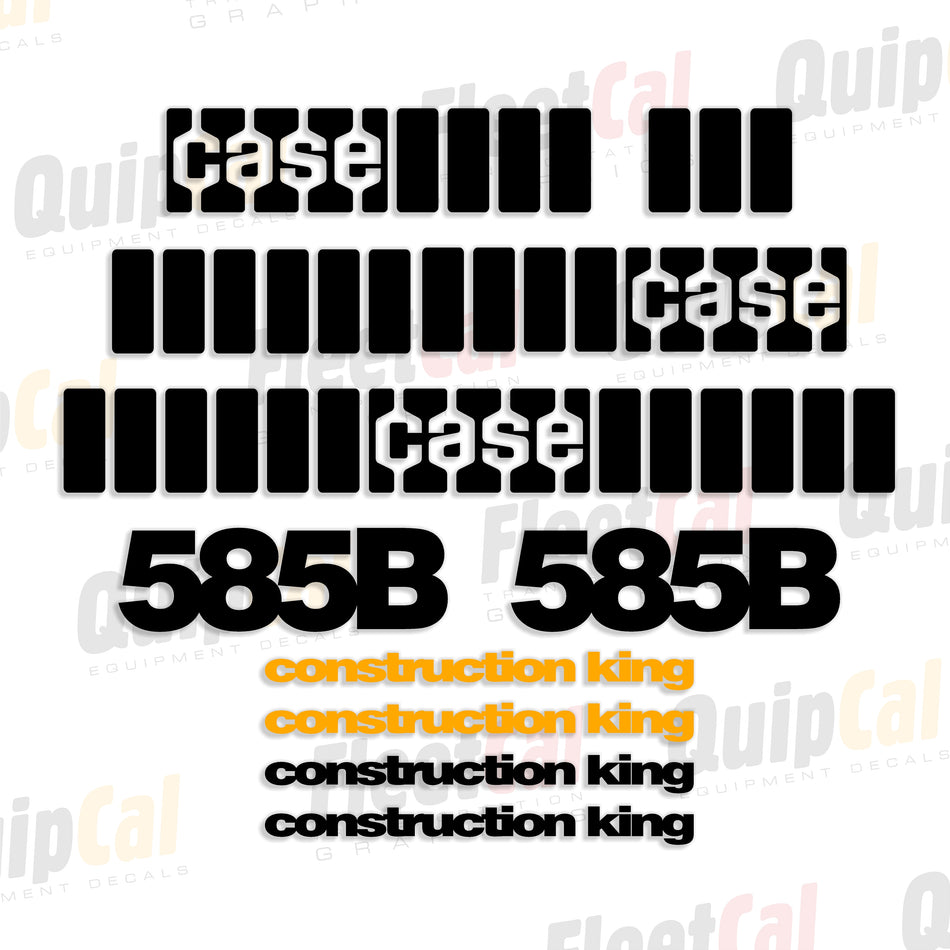 Case 585B Rough Terrain Forklift Decal Set