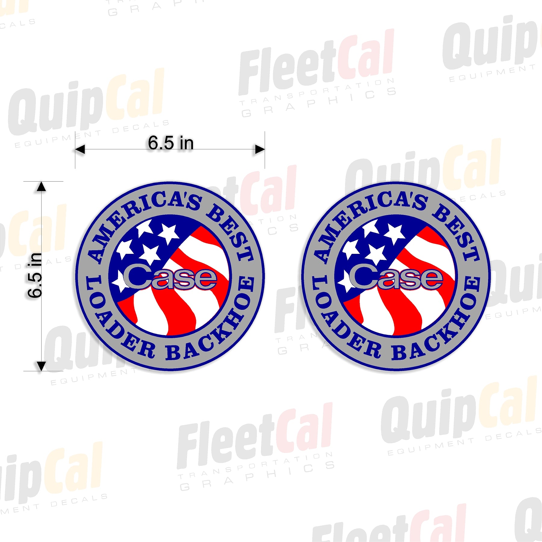 Case America's Best Loader Backhoe Decal (1 PAIR) – Truck and Equipment ...