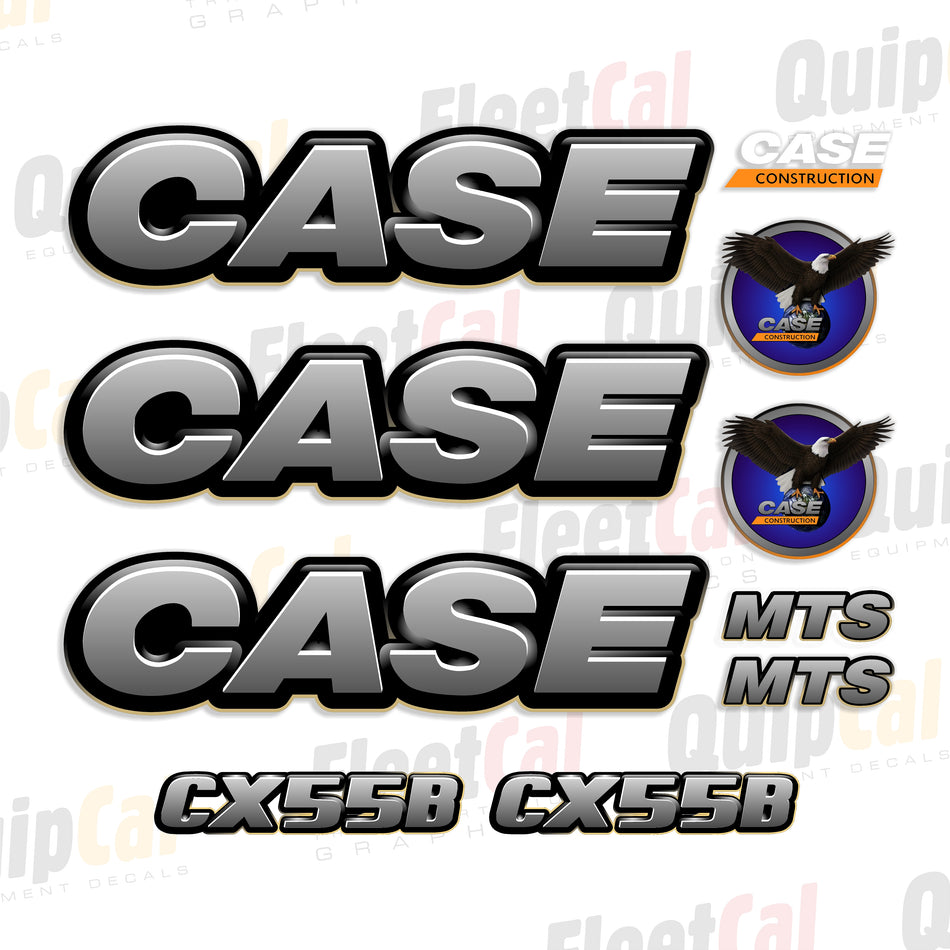 Case CX55B Excavator Decal Set