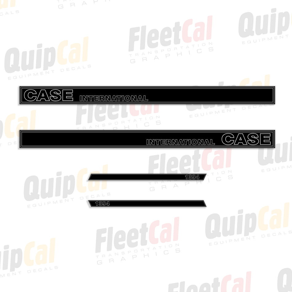 Case IH 1394 Tractor Enclosed Cab Decal Set