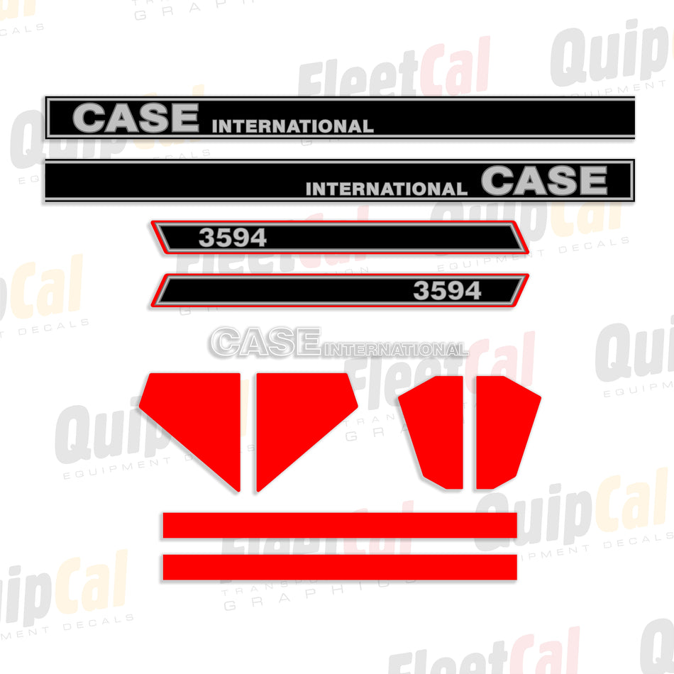 Case IH 3594 Tractor Decal Set