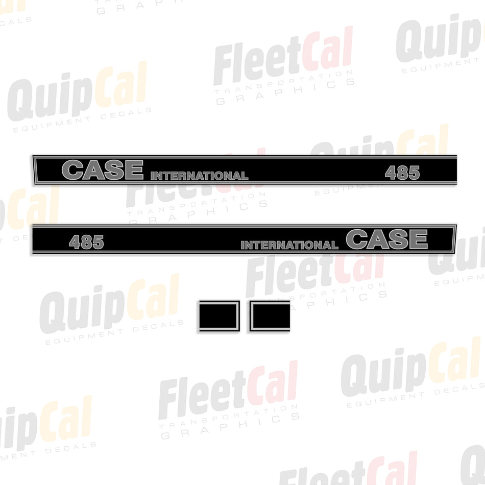 Case IH 485 Tractor Hood Late Model Decal Set