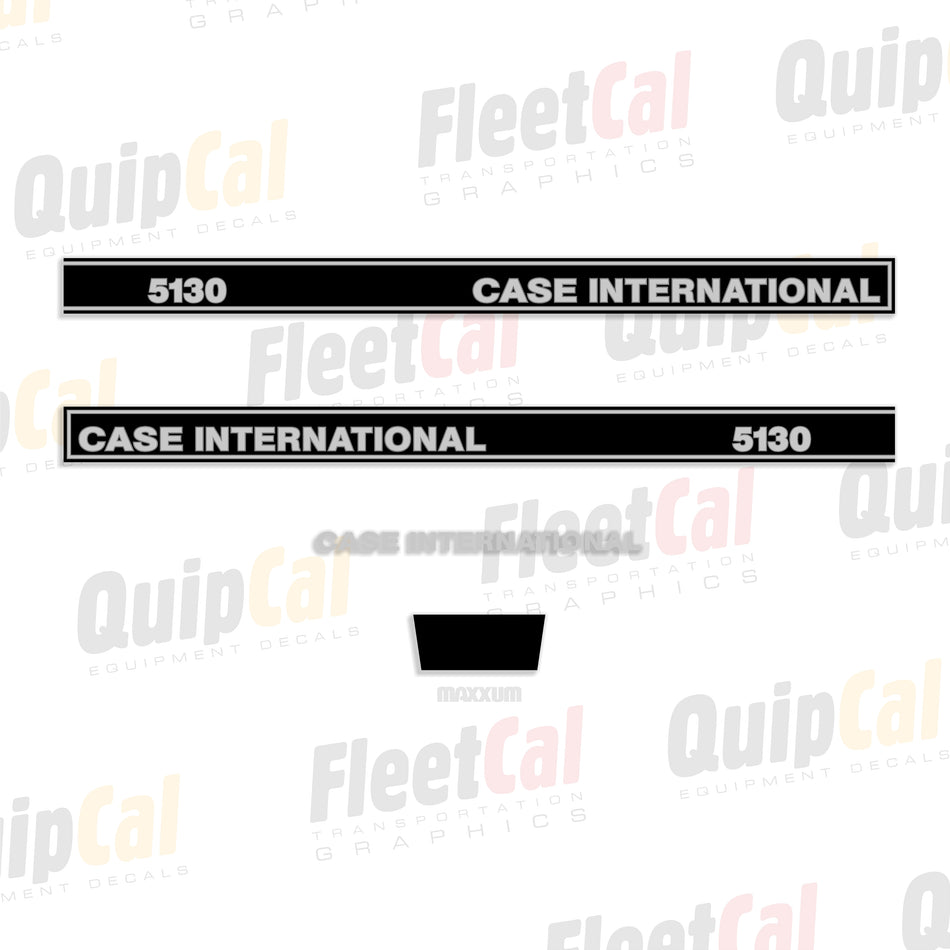 Case IH 5130 Tractor Hood Early Model Decal Set