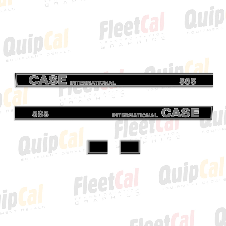 Case IH 585 Tractor Hood Late Model Decal Set