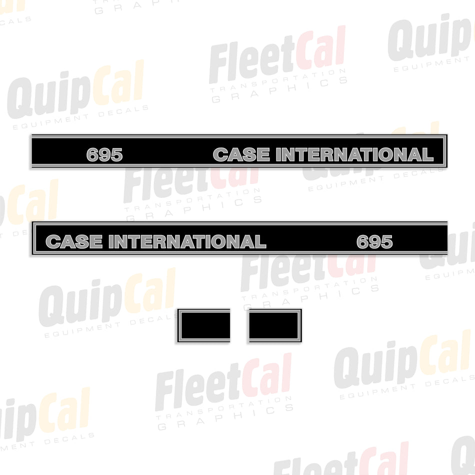 Case IH 695 Tractor Open Cab Model Decal Set