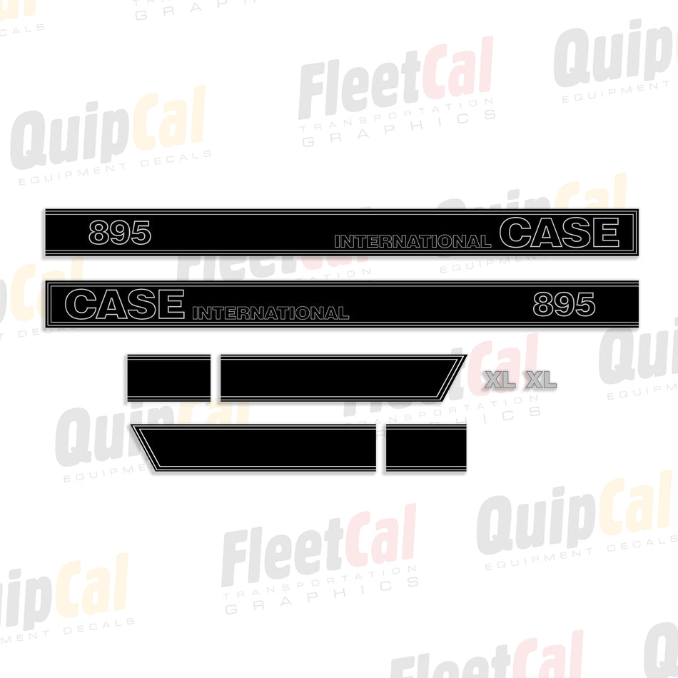 Case IH 895 XL Early Model Tractor Decal Set (enclosed cab model)