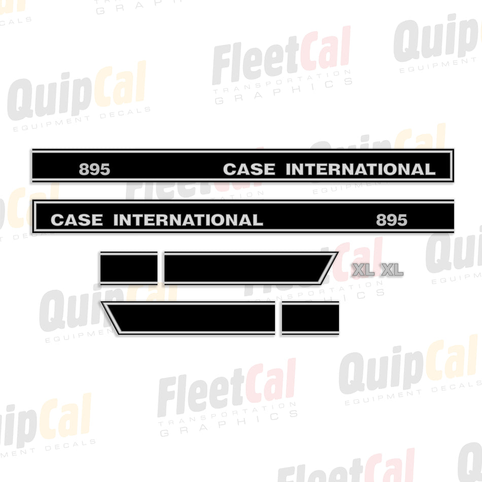 Case IH 895 XL Late Model Tractor Decal Set (enclosed cab model)