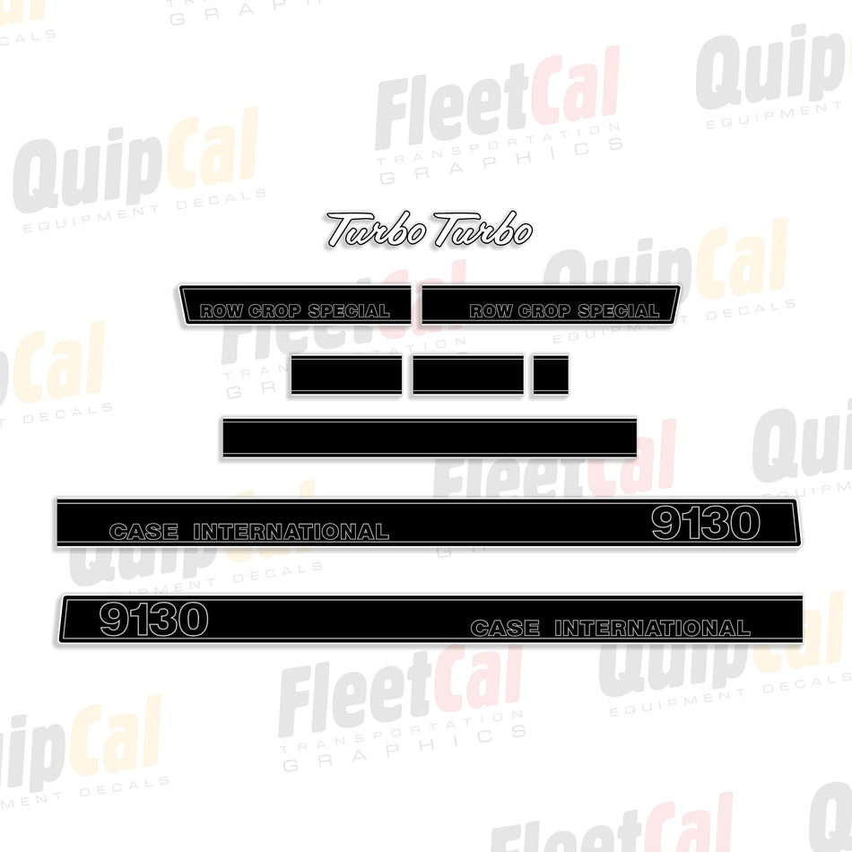 Case IH 9130 Tractor - Row Crop Special Early Model Decal Set
