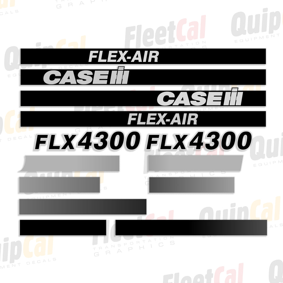 Case IH FLX4300 Flex-Aire Fertilizer Spreader Decal Set