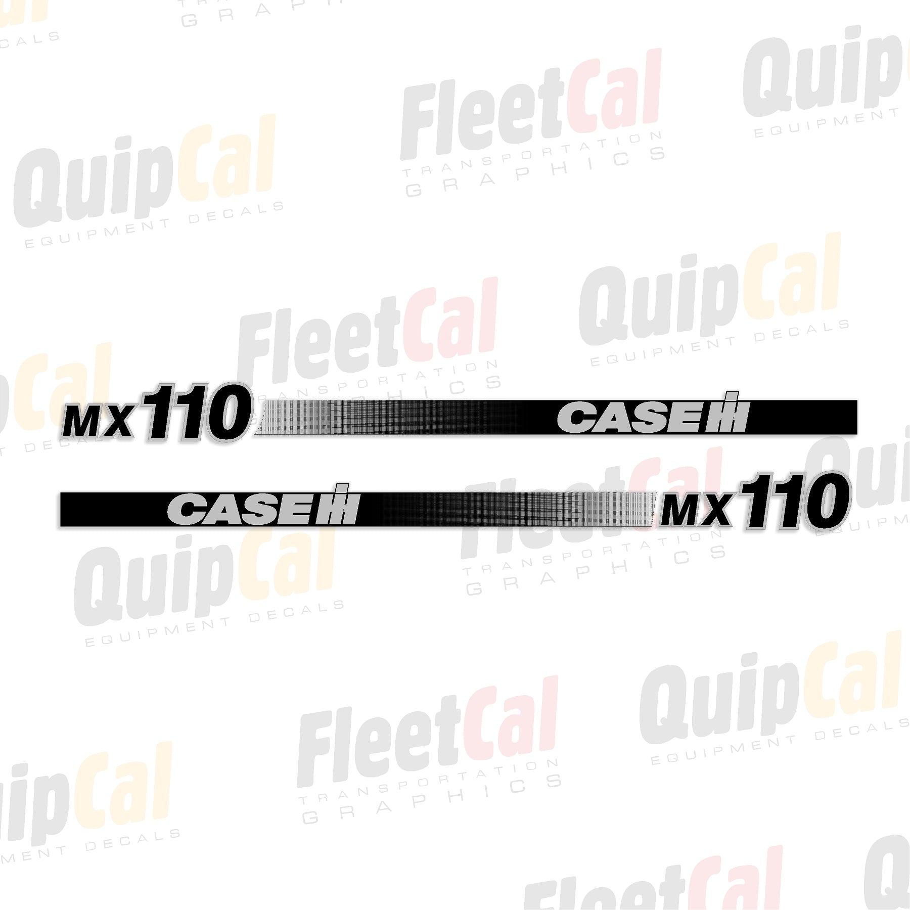 Case IH MX110 Early Model Marking Decal Set – Truck and Equipment Decals