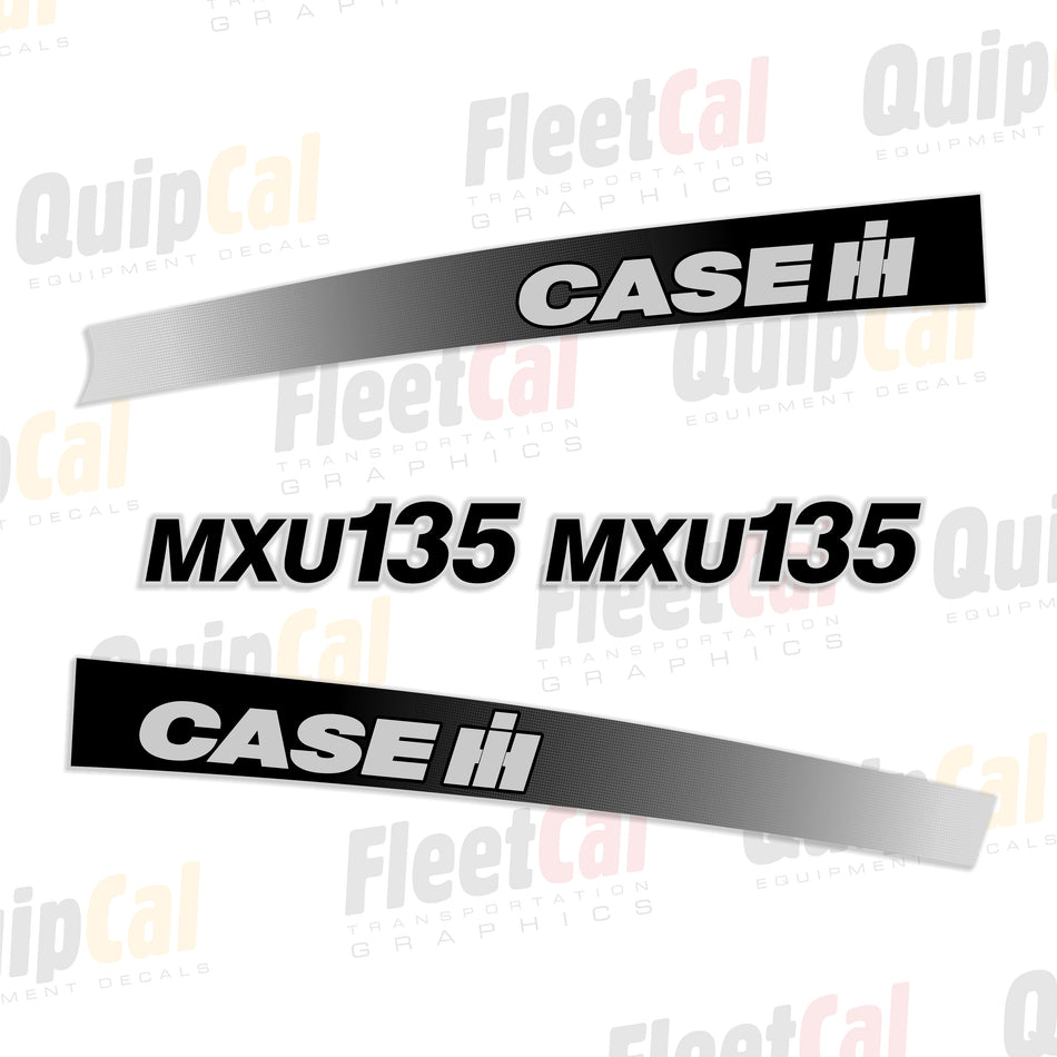 Case IH MXU135 Tractor Hood Decal Set