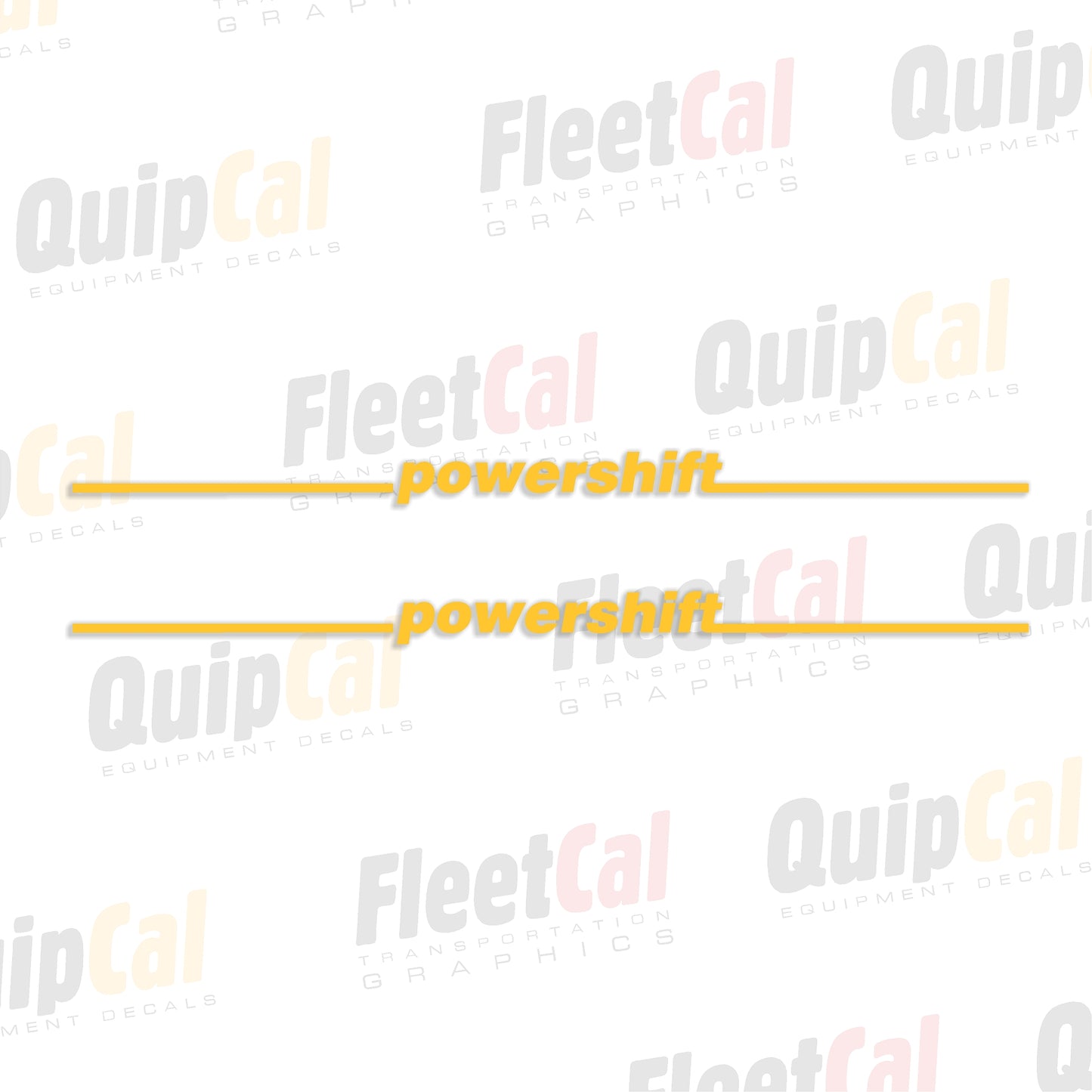Case Backhoe Powershift Decal (1 PAIR) – Truck and Equipment Decals