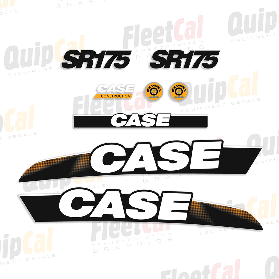 Case SR175 Skid Loader 2011 Model Decal Set
