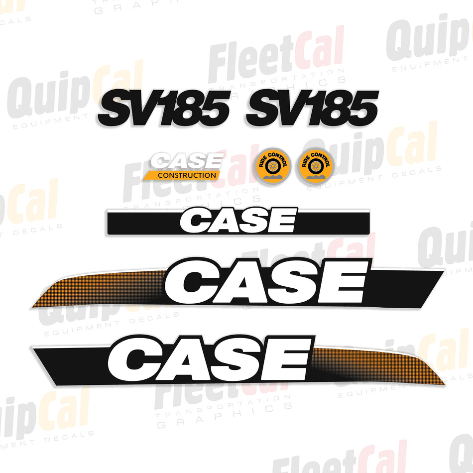 Case SV185 Skid Loader 2011 Model Decal Set