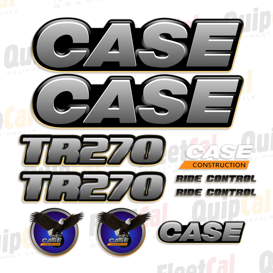 Case TR270 Compact Track Loader 2012 - 2016 Model Decal Set