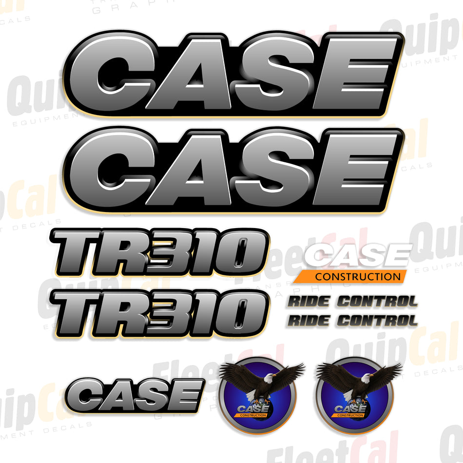 Case TR310 Compact Track Loader 2012 - 2016 Model Decal Set