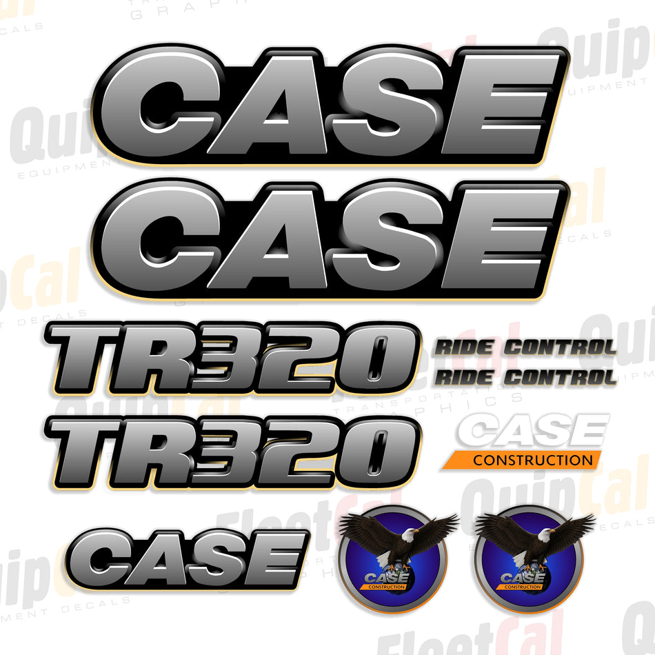 Case TR320 Compact Track Loader 2012 - 2016 Model Decal Set