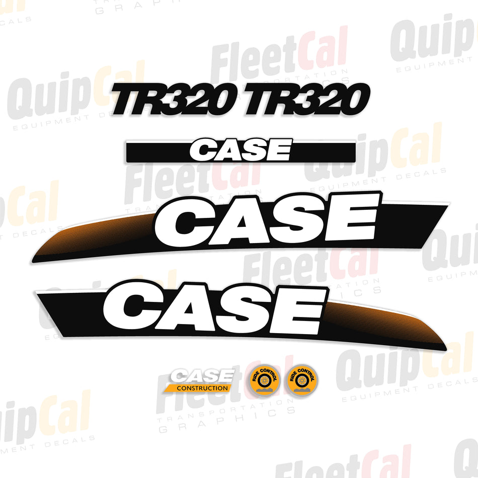 Case TR320 Compact Track Loader 2011 Model Decal Set