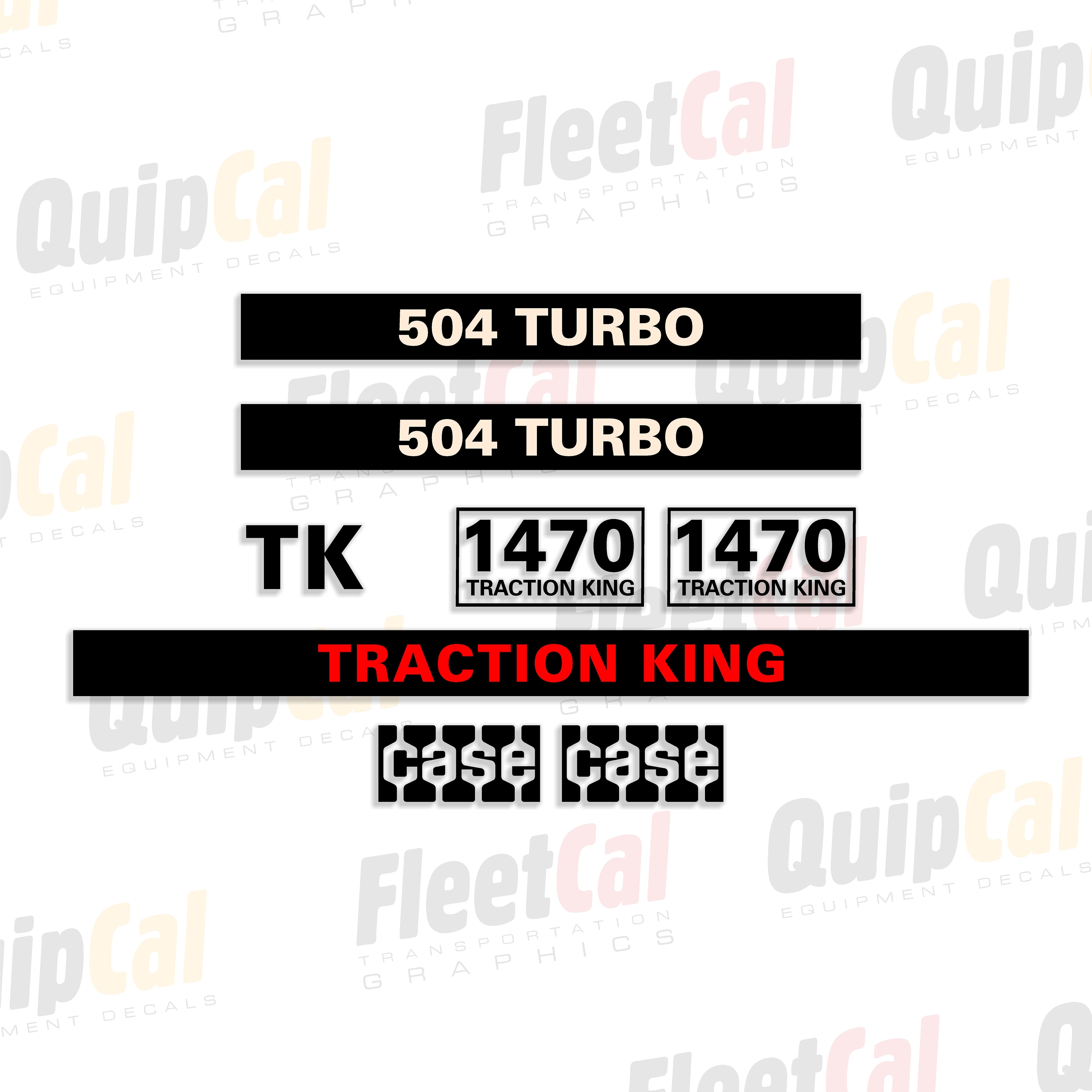 Case Tractor Decals
