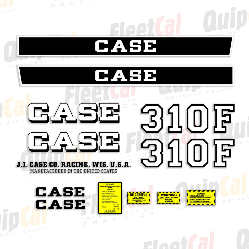 Case Dozer Decals