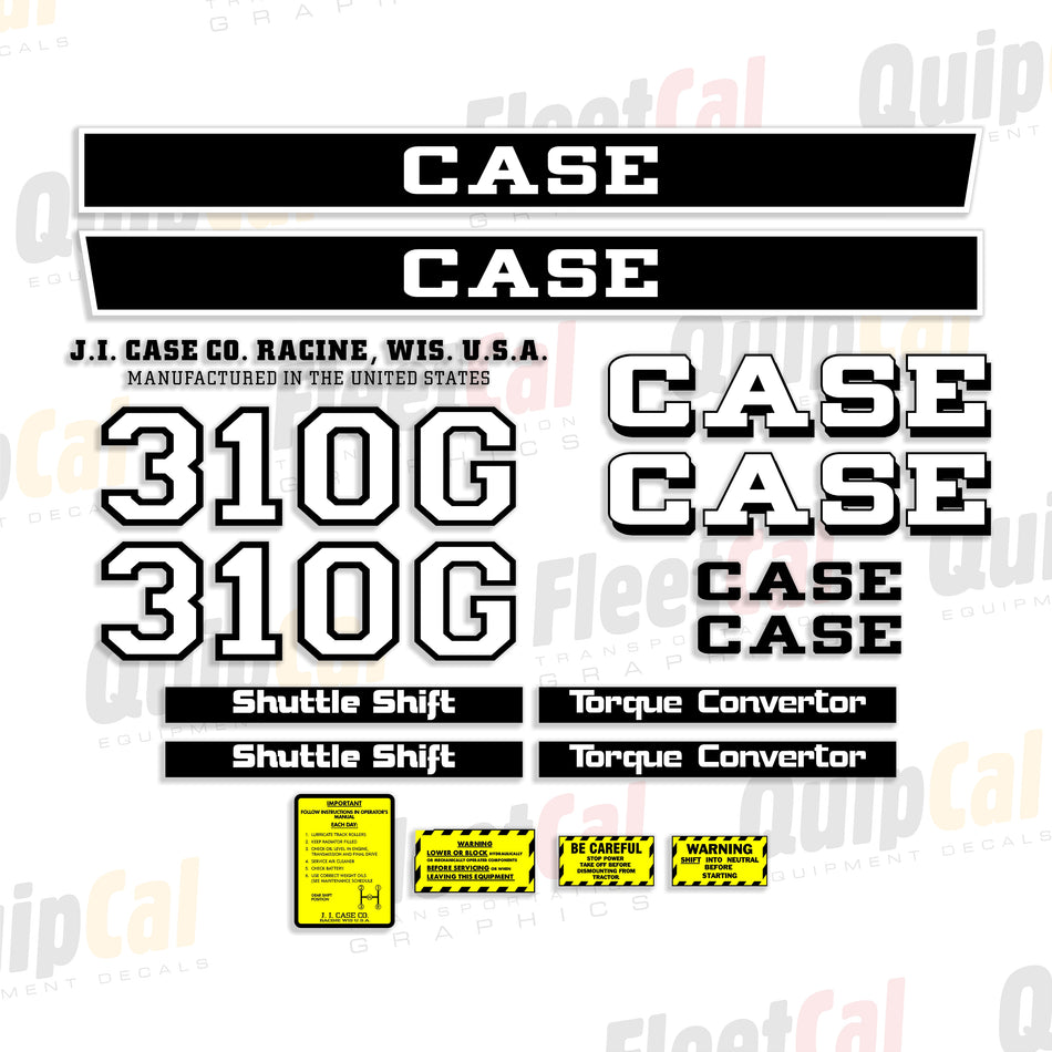Case Dozer Decals