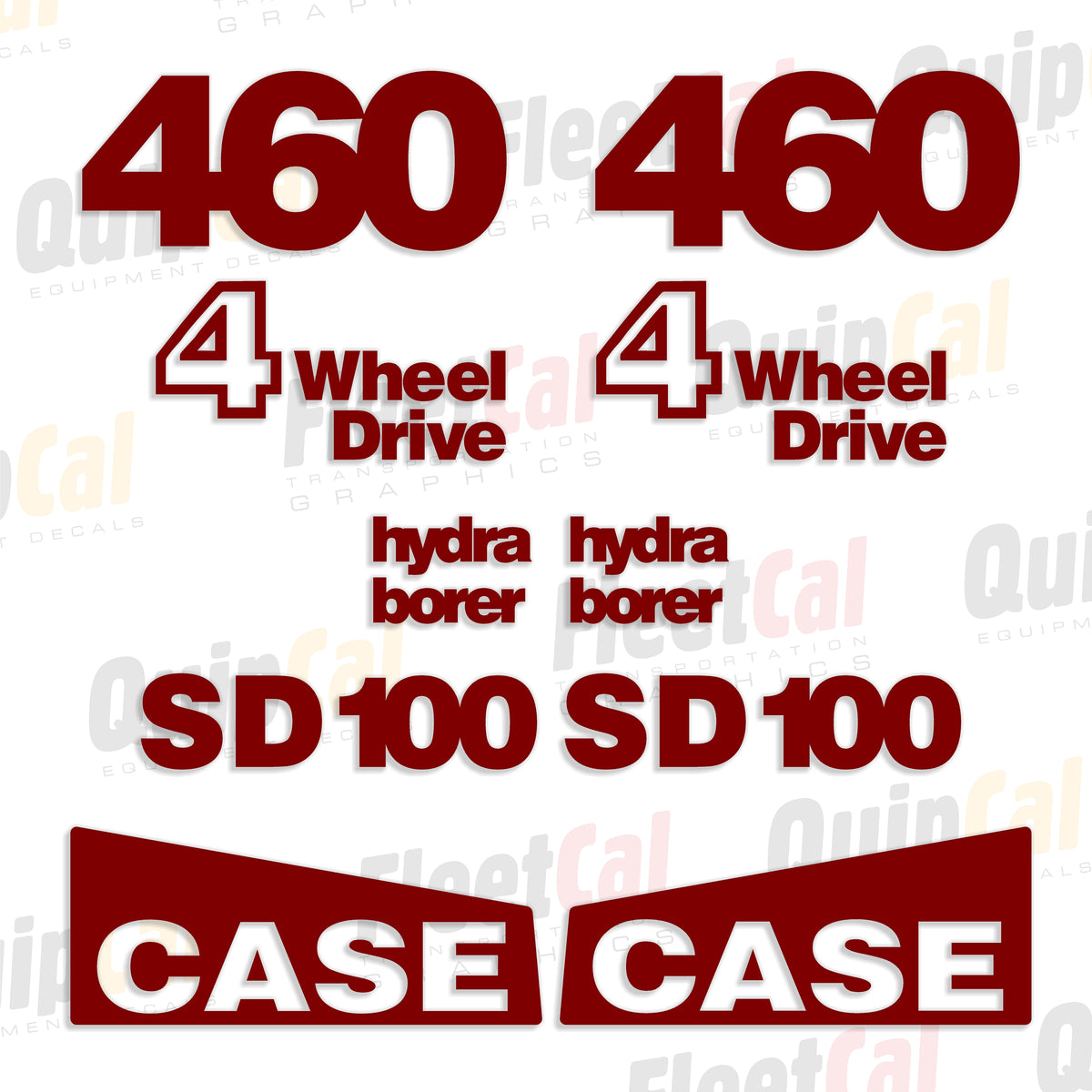 Case Trencher Decals