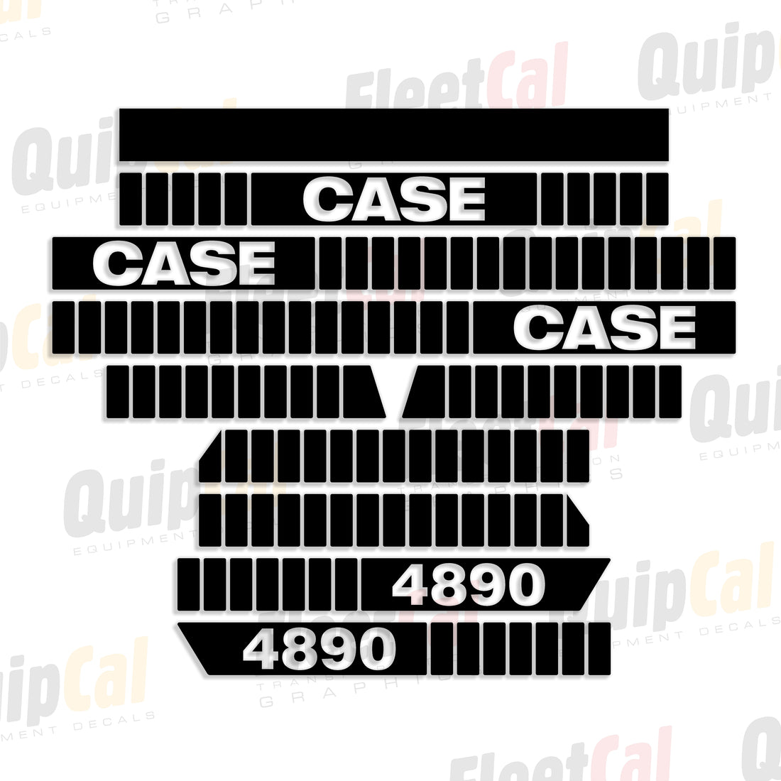 Case 4890 Tractor Marking Decal Set (Copy) – Truck and Equipment Decals