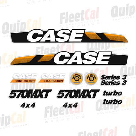 Case Skip Loader - Landscape Tractor Decals