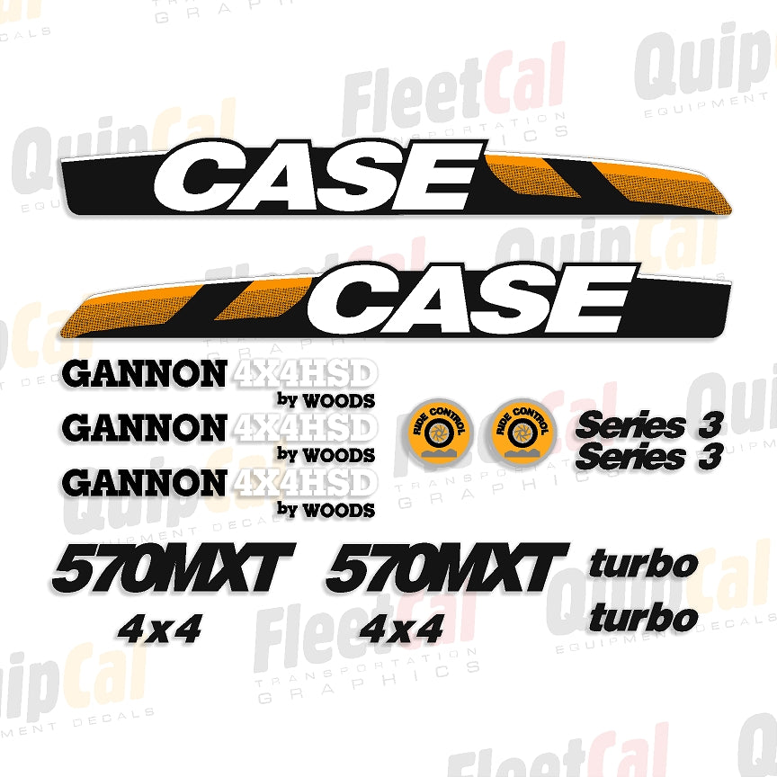 Case Skip Loader - Landscape Tractor Decals