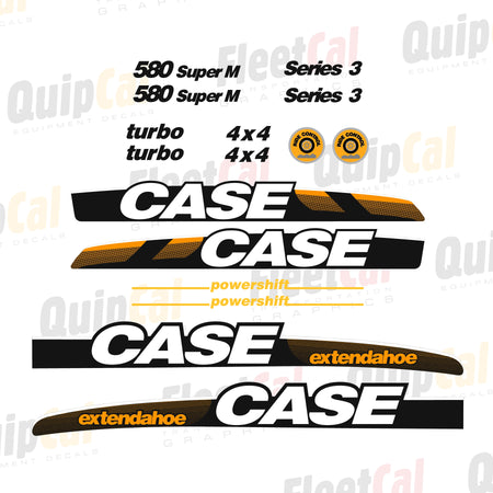 Case Backhoe Decals