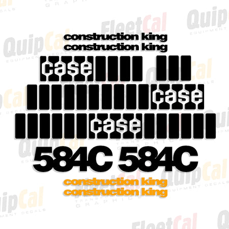 Case Rough Terrain Forklift Decals