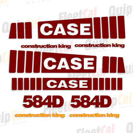 Case Rough Terrain Forklift Decals