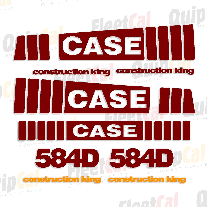 Case Rough Terrain Forklift Decals