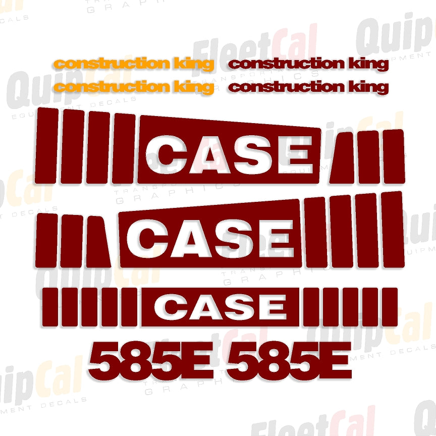 Case Rough Terrain Forklift Decals
