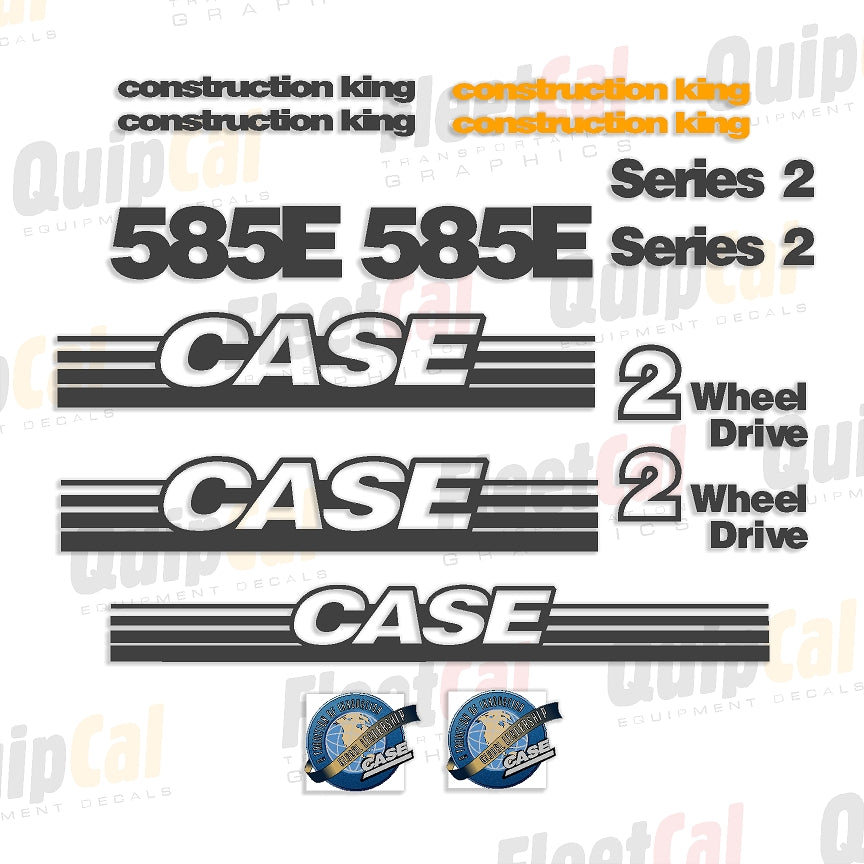 Case Rough Terrain Forklift Decals
