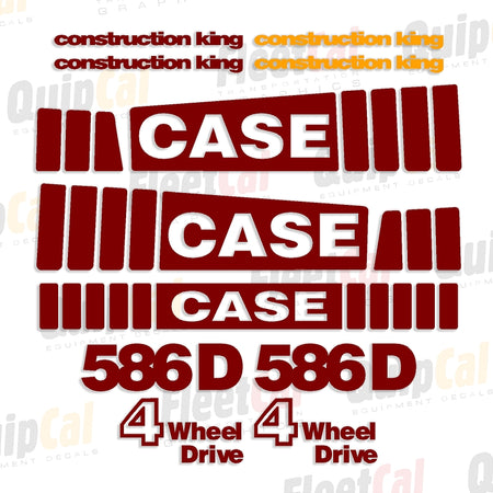 Case Rough Terrain Forklift Decals