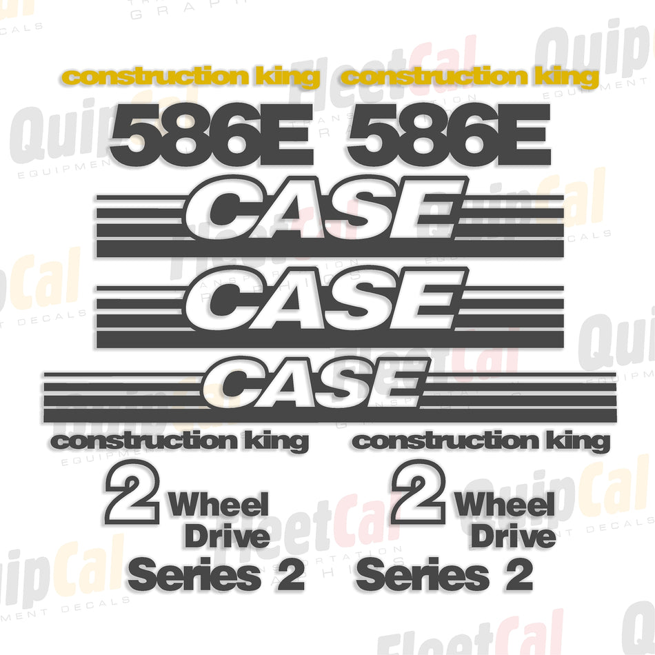 Case Forklift Decal Set