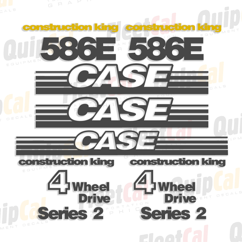 Case Forklift Decal Set