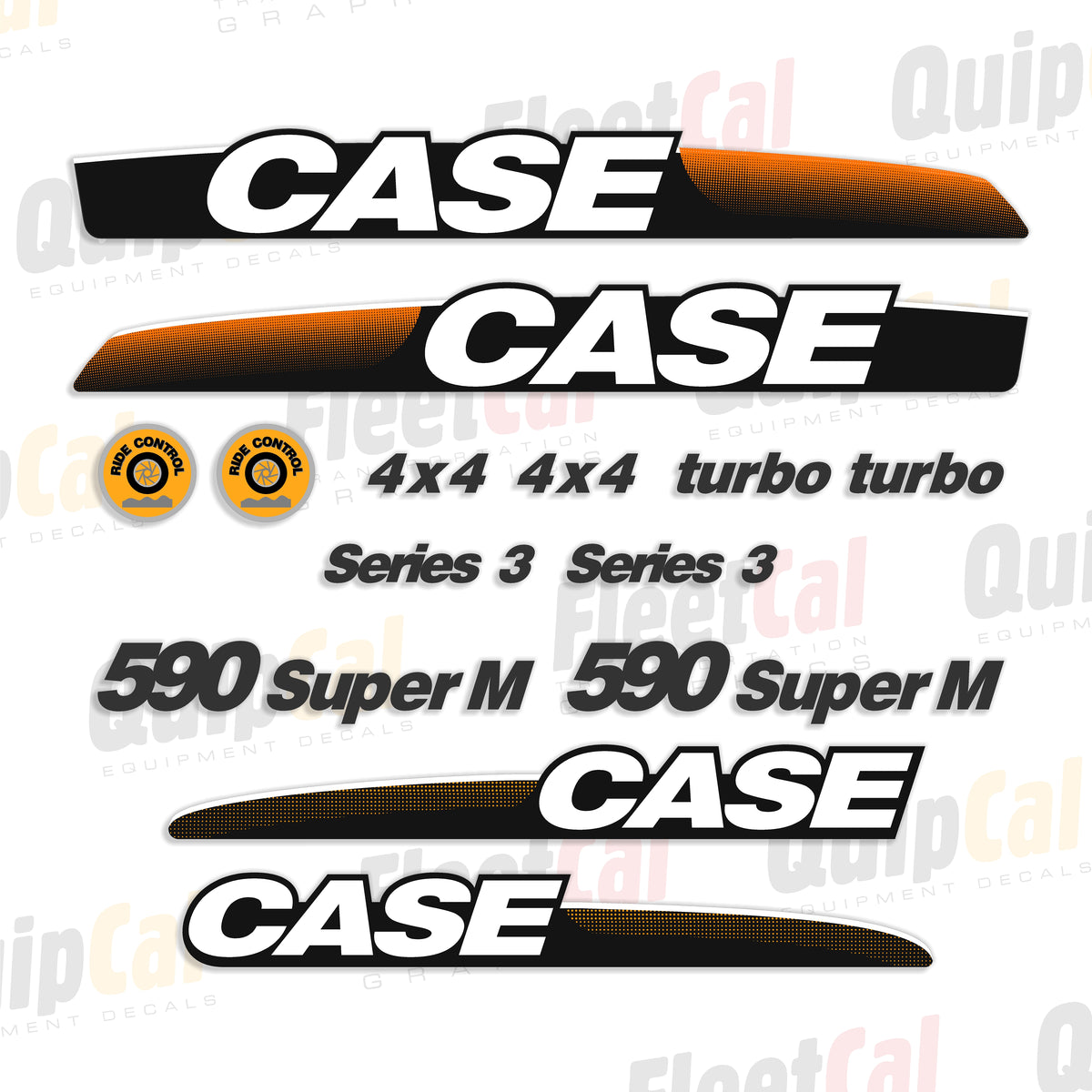 Case Backhoe Decals