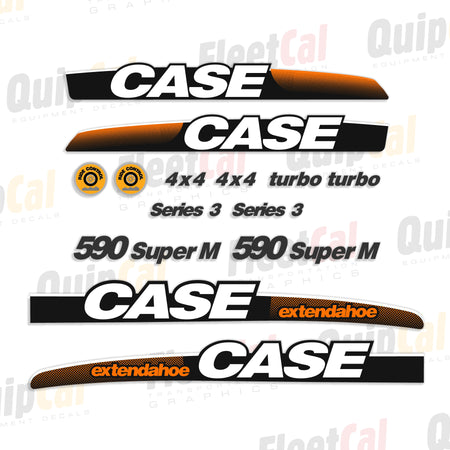 Case Backhoe Decals