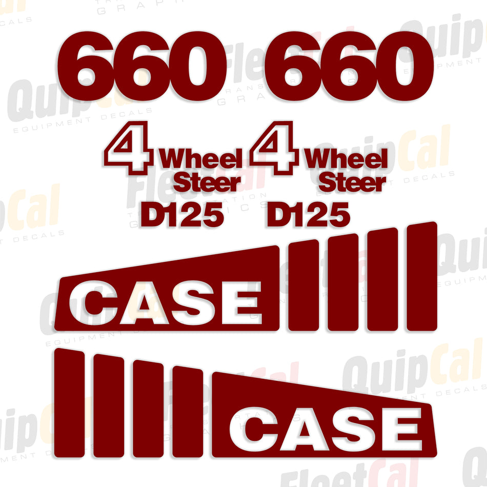 Case Trencher Decals