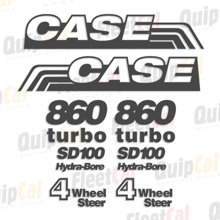 Case Trencher Decals