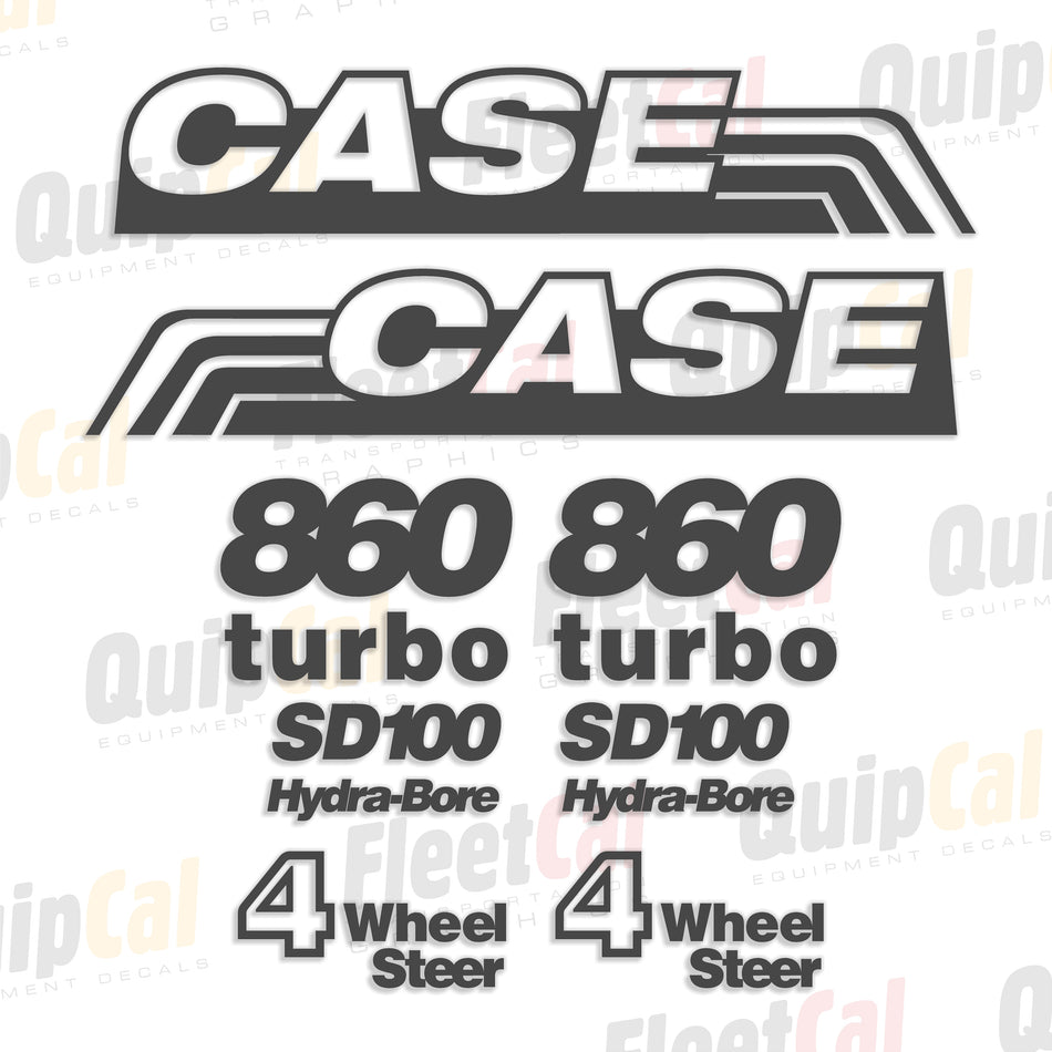 Case Trencher Decals