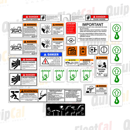 Case Backhoe Decals