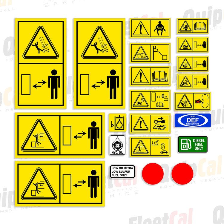 Safety Sticker Kit Equipment Safety Decals – Truck and Equipment Decals