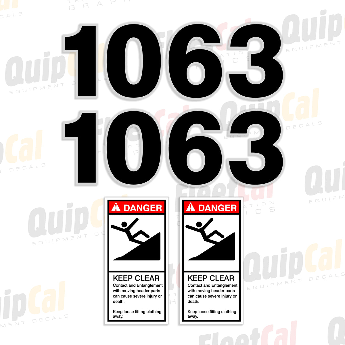 Case IH Header Decals