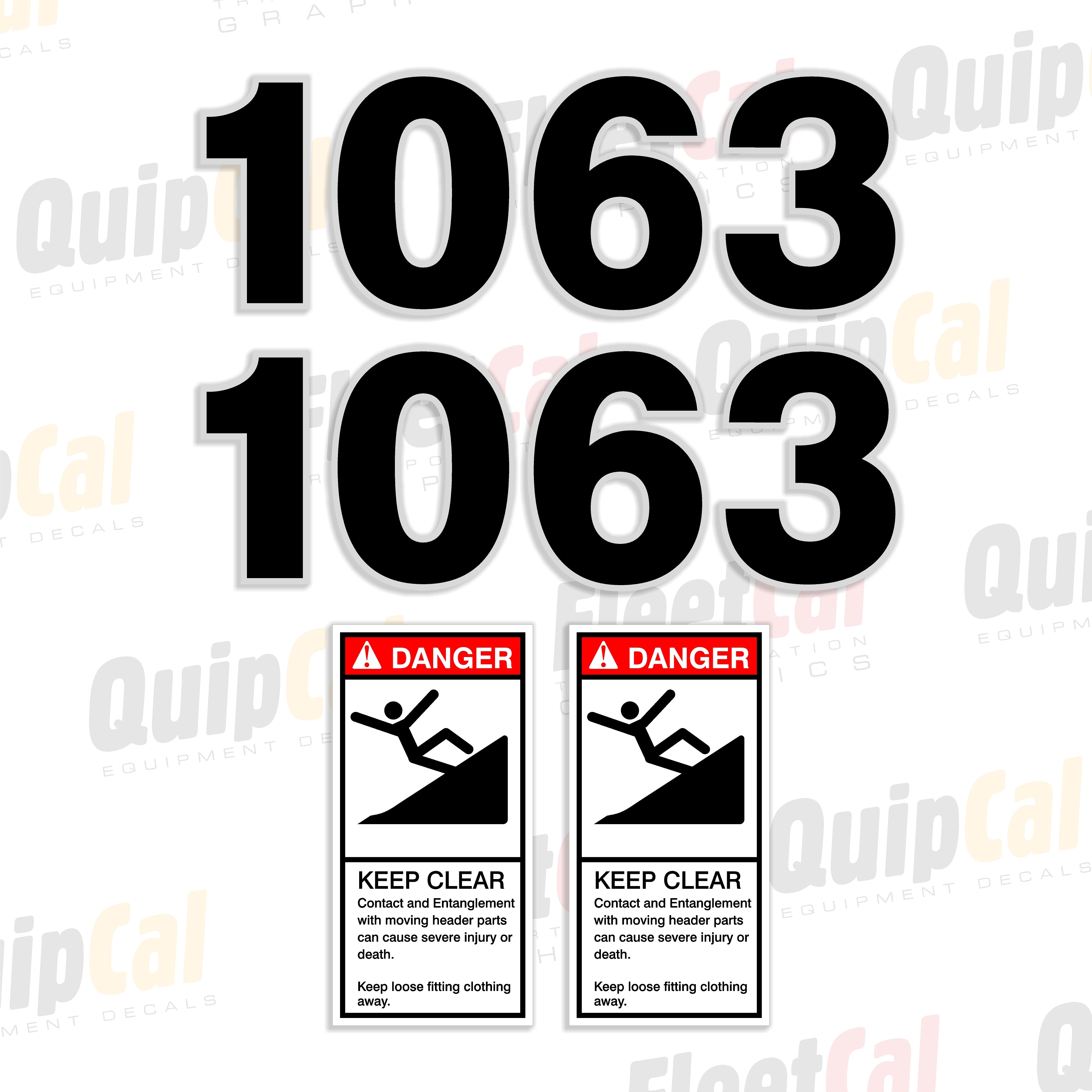 Case IH Header Decals