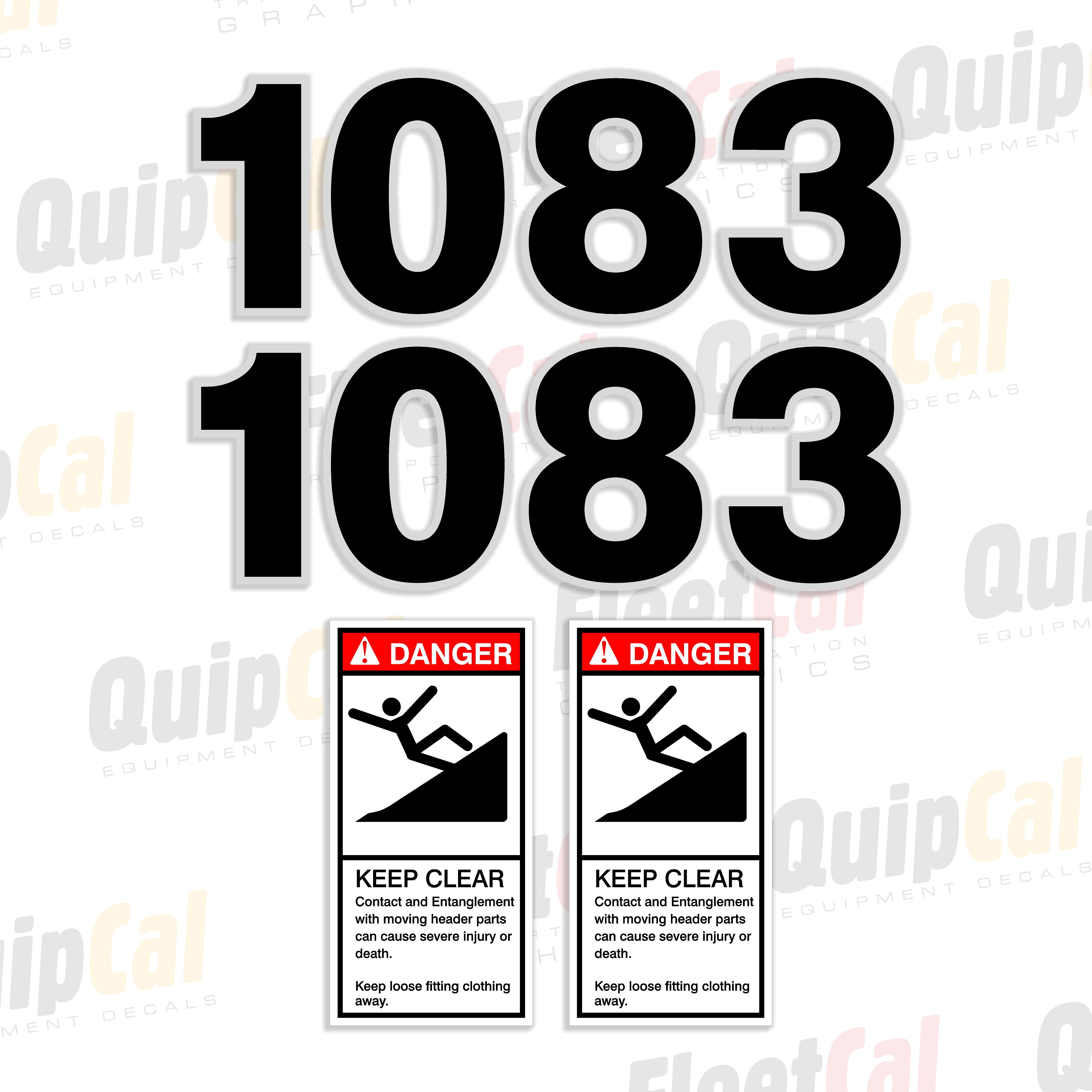 Case IH Header Decals