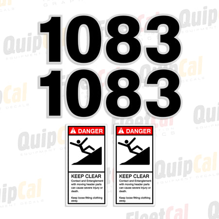 Case IH Header Decals