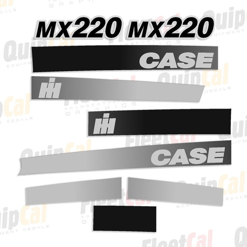 Case IH MX220 Tractor Hood Marking Decal Set – Truck and Equipment Decals